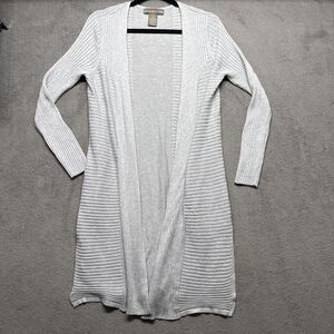 Women’s Cardigan Size M gray open Alexandra & Oak